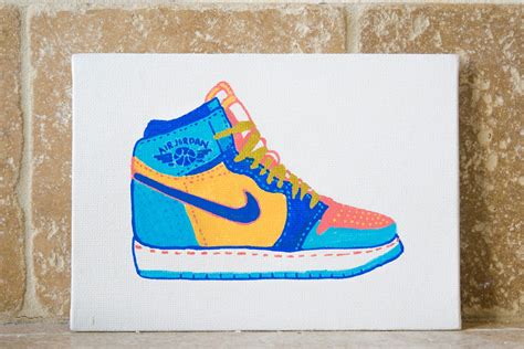 Nike Art By Bekah Badilla Nike Art Painted Nikes Jordan Painting