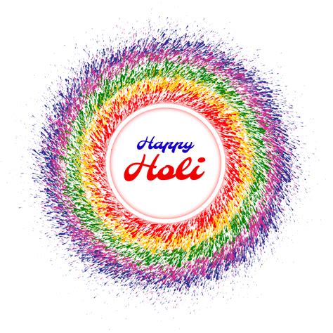 Hapy Holi Colorful Transparent Frame Happy Holi Holi India Png And