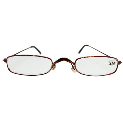 Narrow Lenses Pink Accented Frame Reading Glasses 225