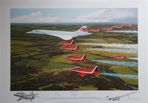 The Jubilee Flight Red Arrows And Concorde Stephen Brown
