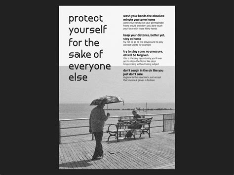 Protect Yourself Poster By Maria Badasian On Dribbble