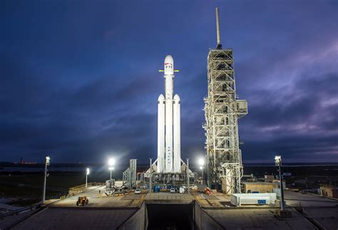Falcon Heavy Rakieta Spacex Czeka Na Start