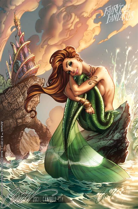 The Little Mermaid By J Scott Campbell Blueshadowdude