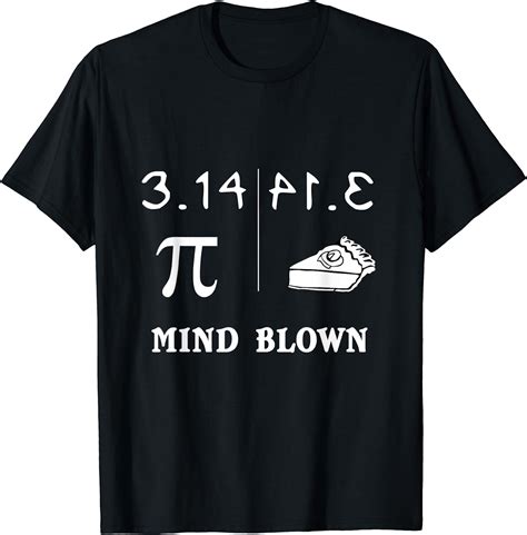 Pi Equals Pie Funny Math Pun Pi Day On March 14th T Shirt Uk Fashion