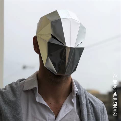 Five elle.com editors put five diy face masks to. Mask of the Future, Papercraft, Mask, Pdf download ...