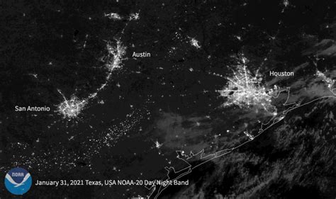 Before And After Satellite Captures Texas Power Outage From Space Kxan Austin