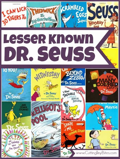Lesser Known Dr Seuss Books Dr Seuss Books Seuss Classroom Seuss