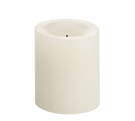 Add style to the room with pottery barn kids' table lamps. Standard Flameless LED Pillar Candle - Ivory | Pottery Barn