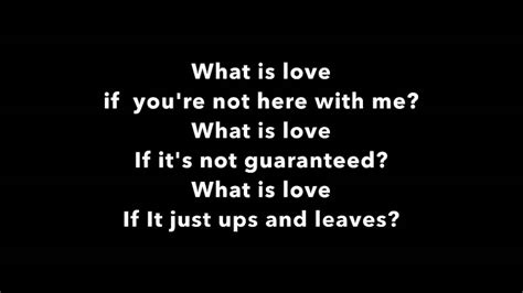 The lyrics for what is love? Empire WHAT IS LOVE lyrics-karaoke ( Official ) - YouTube