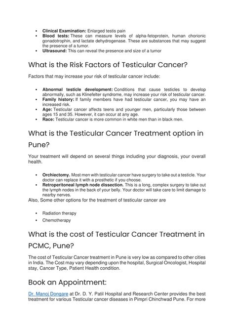 Ppt Testicular Cancer Powerpoint Presentation Free Download Id