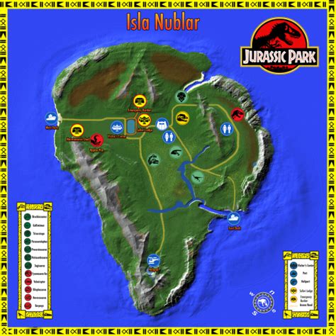 Jurassic Park Isla Nublar Island 1102 2nd Release 1201192119