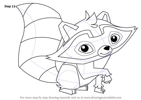 In our first tutorial, we looked at drawing lions, tigers, cheetahs and snow leopards. Learn How to Draw Raccoon from Animal Jam (Animal Jam) Step by Step : Drawing Tutorials