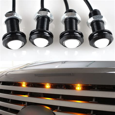 Buy Boigoo 12v Universal Front Grille Marker Light Kit With Projector
