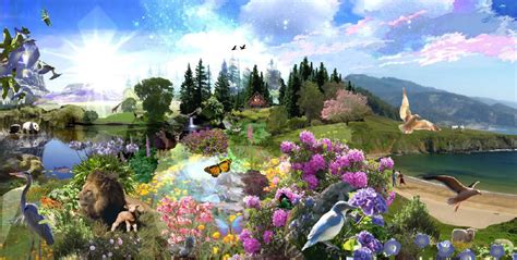 The garden of eden no longer exists in earth because it was destroyed by the global flood. Paradise (of God) - The Symbolism of Revelation (Index ...