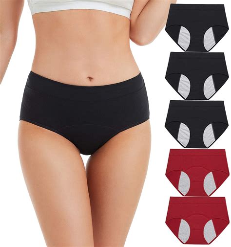 Period Underwear For Women Heavy Flow Cotton Overnight Menstrual Panties Briefs Ebay