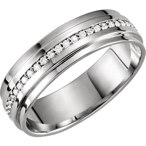 Mens Platinum Or White Gold Diamond Wedding Band Diamond Wedding Bands Rings For Men Gold