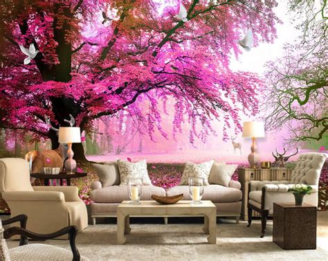3d Fantasy Cherry Plum Tree Wallpaper Beautiful 3d