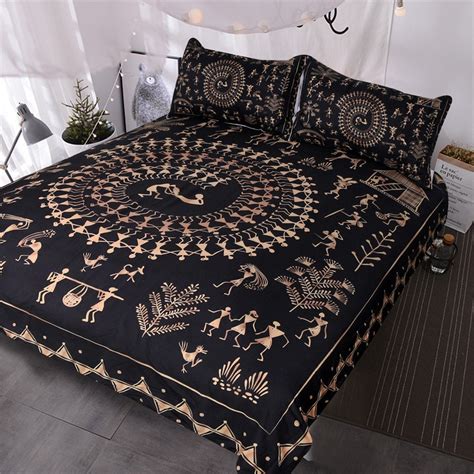 Egyptian Duvet Cover Bedding Ancient Egyptian Quilt Cover Bed Etsy Uk