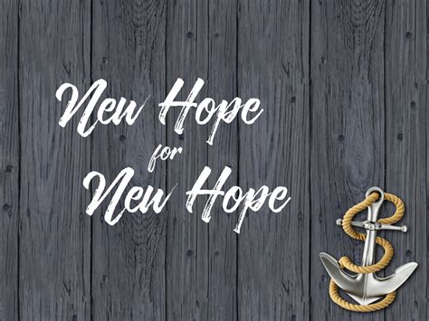 New Hope For New Hope New Hope Church Of The Nazarene