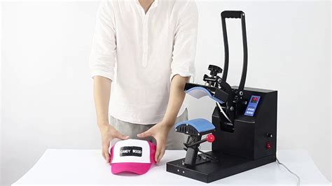 Fancierstudio heat transfer press machine. how to use hat press machine - YouTube