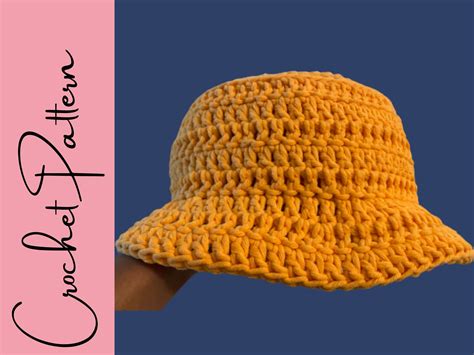 Easy Crochet Chunky Bucket Hat Pattern Etsy