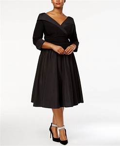  Howard Plus Size Portrait Collar A Line Dress Dresses Women
