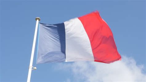 The Tricolorthe National Flag Of France Stock Footage Video 261274