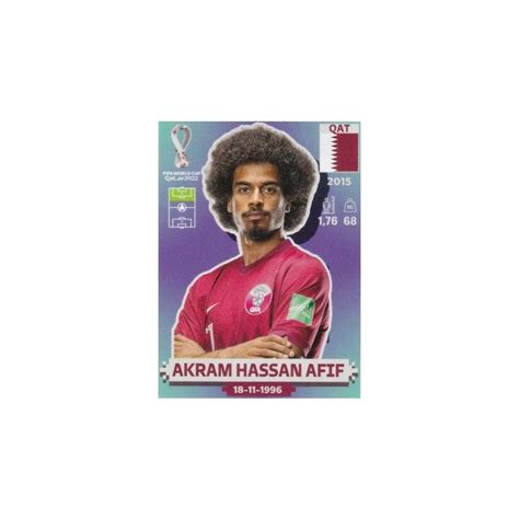 Sale Sticker Akram Hassan Afif Qatar Panini World Cup 2022 Qatar