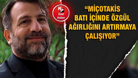 Kıbrıs Postasına Konuşan Prof Dr Ahmet Sözen Miçotakis Türkiyen