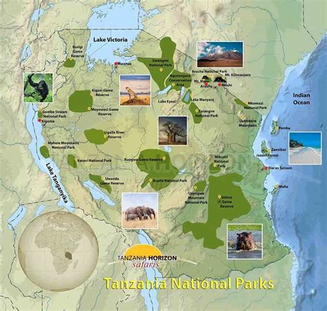 All National Parks Of Tanzania Tanzania Horizon