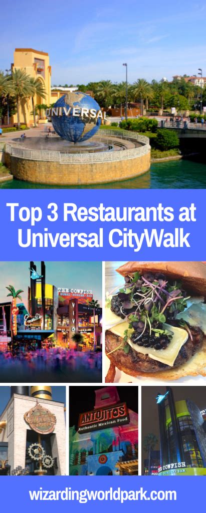 Top 3 Places to Eat at Universal CityWalk
