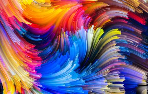 Wallpaper Colors Colorful Abstract Rainbow Splash Painting Images