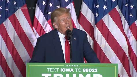 Trump Rallies With Iowa Farmers Attacks Desantis