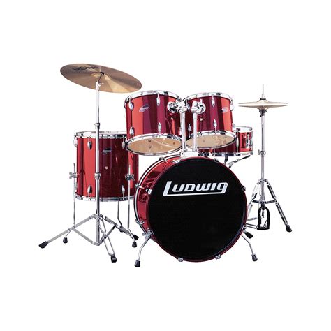 Ludwig Accent 5 Piece Combo Drum Set Woodwind And Brasswind