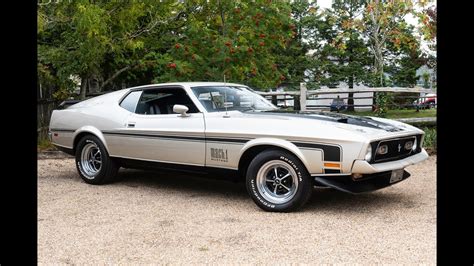 1971 Ford Mustang Mach 1 351c 4v Auto Fastback Youtube