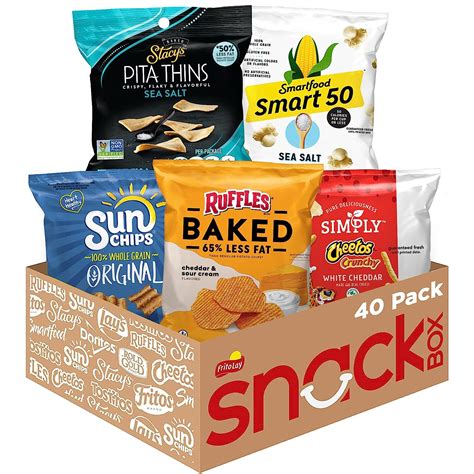 Frito Lay Ultimate Smart Snacks Care Package 2 0 Variety Of Gluten Free And Baked Snacks