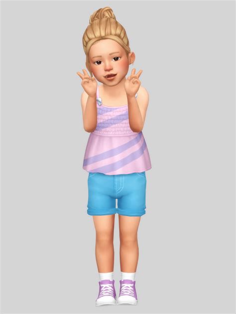 Ts4 Rolled Shorts Casteru On Patreon In 2021 Sims 4 Cc Kids Vrogue