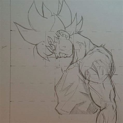 How To Draw Goku My Own Reference Image Tutorial Video Dragonballz