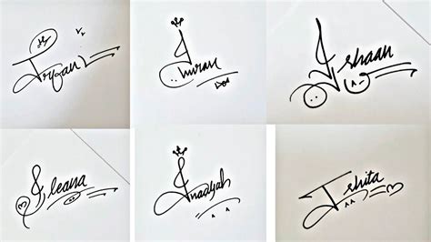How To Draw Signature Like A Billionaire For Alphabet I Signature