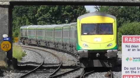 Irish Rail Mark 4 Intercity Train 201 Class Loco Portarlington