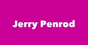 Jerry Penrod - Spouse, Children, Birthday & More