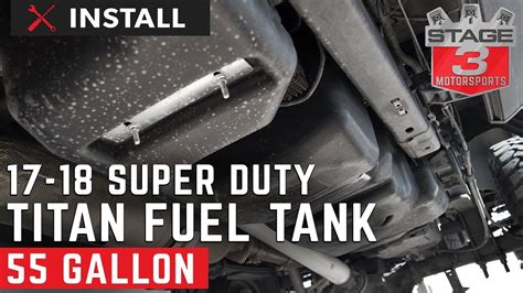 2017 2018 F250 And F350 67l Titan Generation 6 Fuel Tank Install Youtube
