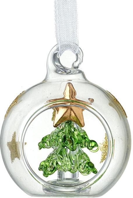 The holiday fervor is always high during the christmas. Mini Glass Christmas Tree Bauble Ornament | Christmas ...