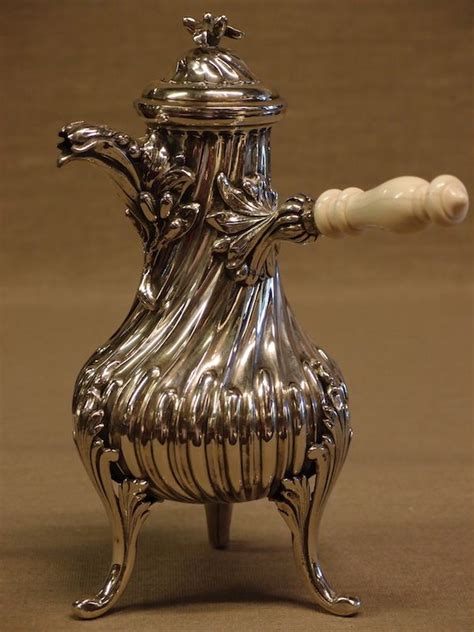 Rococo Silver Coffeepot Antiques Decorative Jars Fitzroy Melbourne