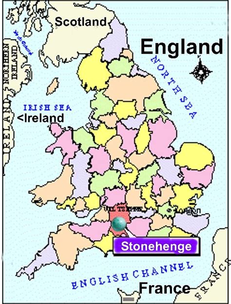 9b Map Of Stonehenge England2 Genealogy History Stonehenge Summer