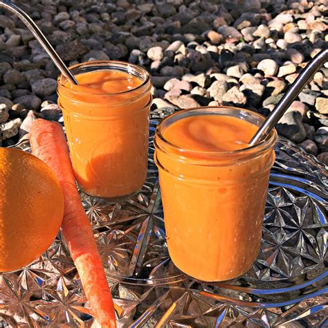 Fresh Carrot Orange Mango Smoothie Explorer Momma