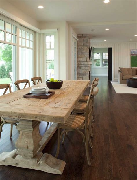 The wood is free to expand and contract with the seasons as much as it wants due to proper joinery and table design. 17 Elegant Classic Trestle Tables