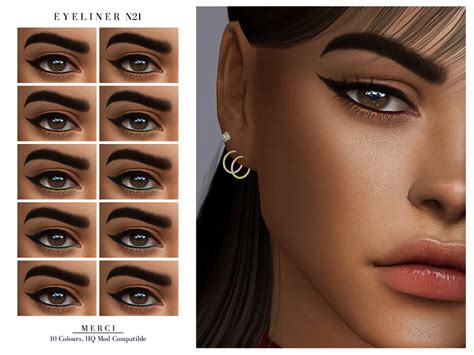 Eyeliner N21 By Merci At Tsr Sims 4 Updates