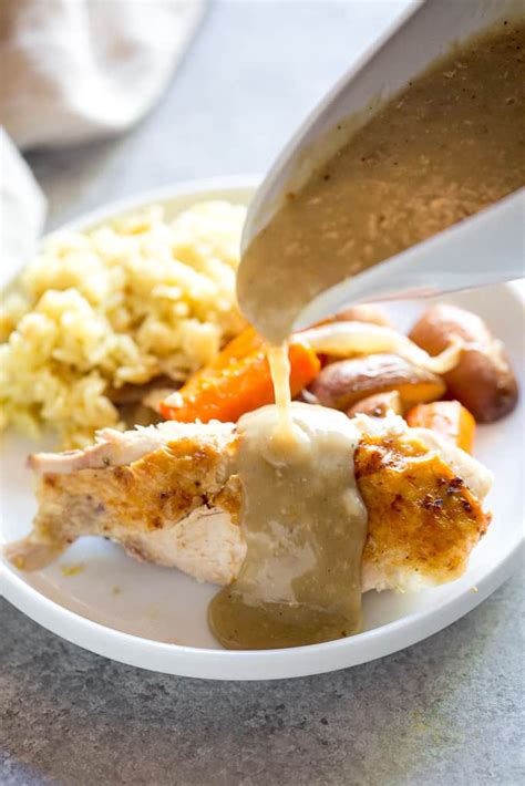A Homemade Chicken Gravy Recipe Made From Broth With Or Without Chicken