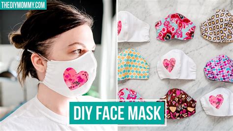 How To Sew A Diy Face Mask With Cricut Or Cut By Hand Fitted Filter